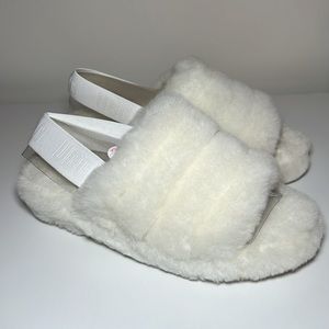 Ugg Fluff Yeah Slide White Size 8 Brand New